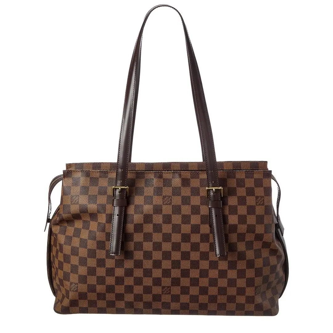Brown Damier Ebene Coated Canvas Chelsea Pre-loved by Louis Vuitton