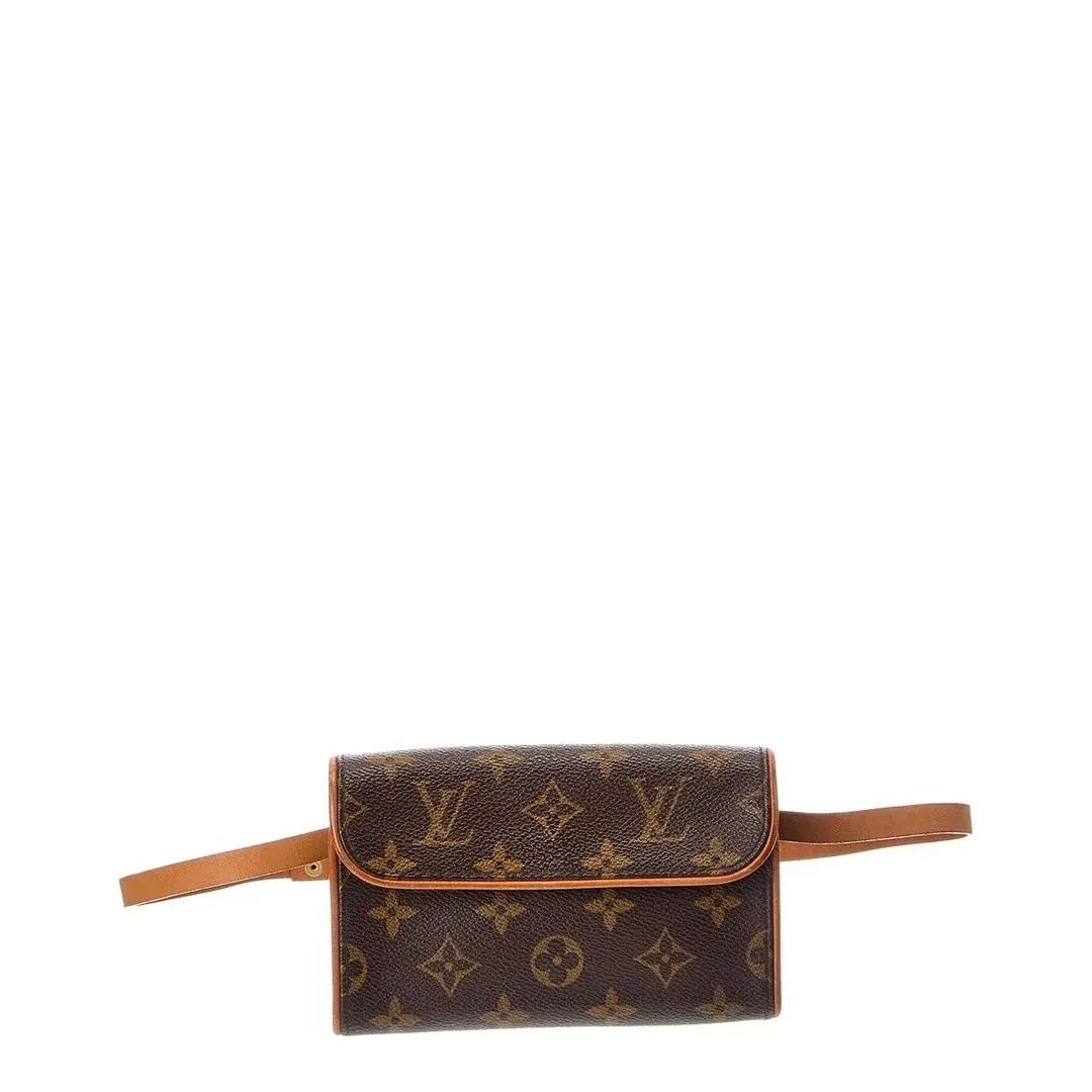 Brown Monogram Coated Canvas Pochette Florentine Xs Belt by Louis Vuitton