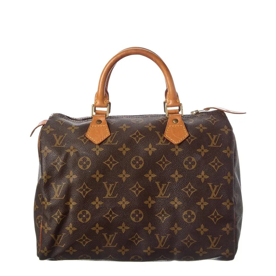 Brown Monogram Coated Canvas Speedy 30 Pre-loved by Louis Vuitton