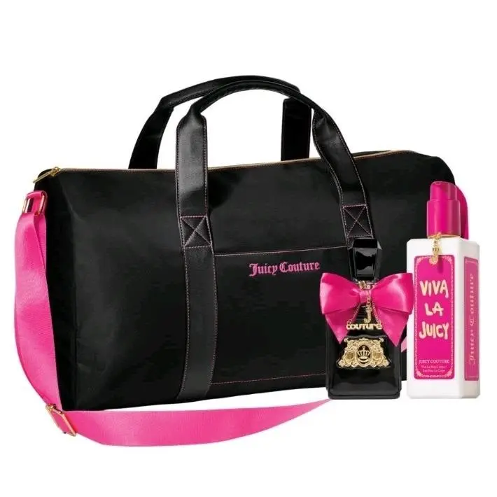 Eau De Parfum Elixir Lotion Duffle Bag Jumbo 3-piece Set-sealed by Juicy Couture
