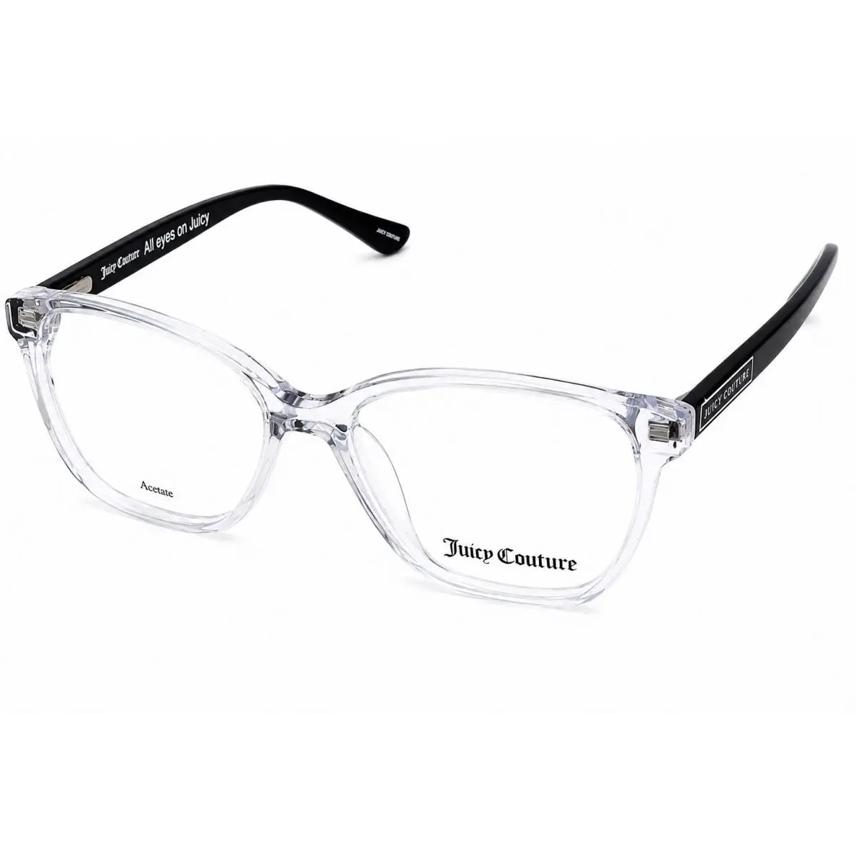 Clear Women`s Eyeglasses Frames Black Label JU 218 Pjp 52mm by Juicy Couture