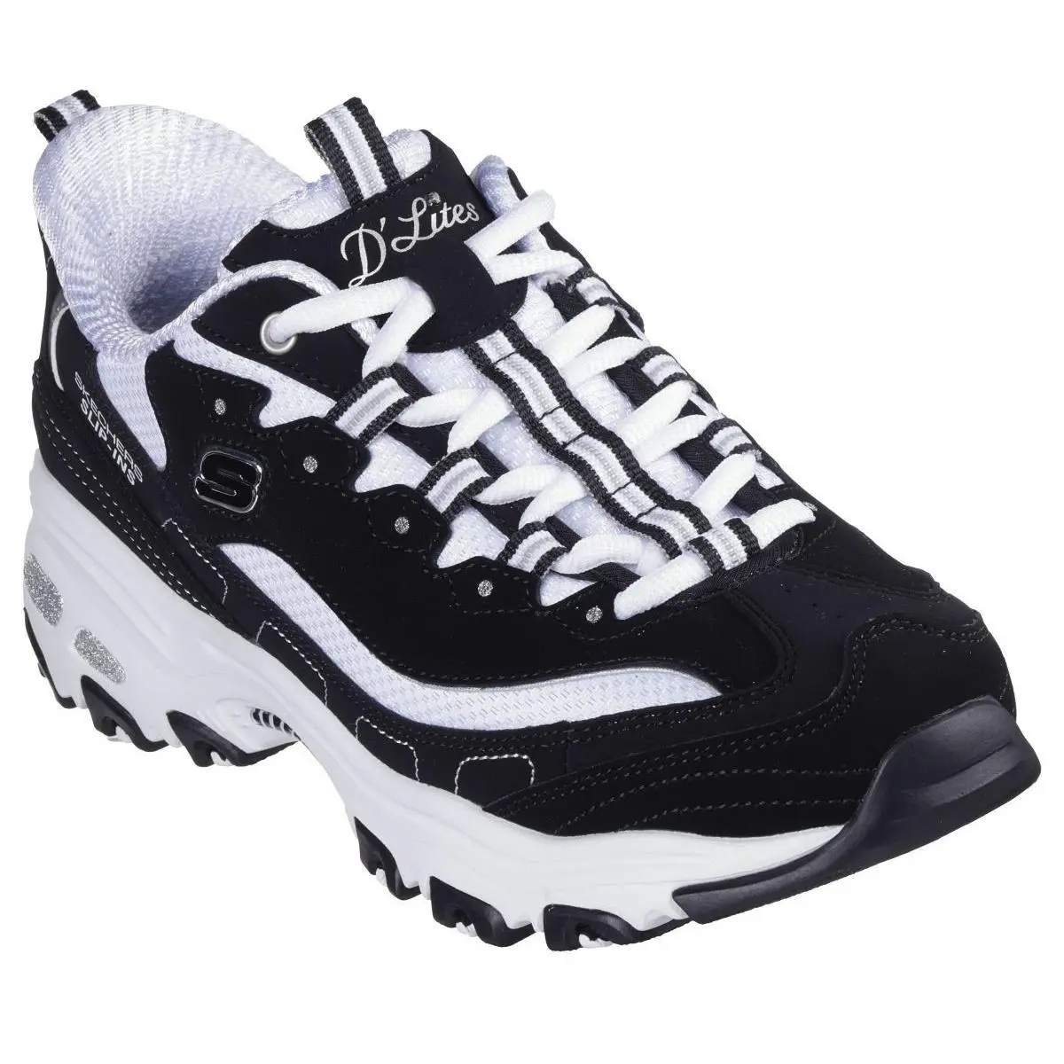 Skechers shoes - BLACK/WHITE 0