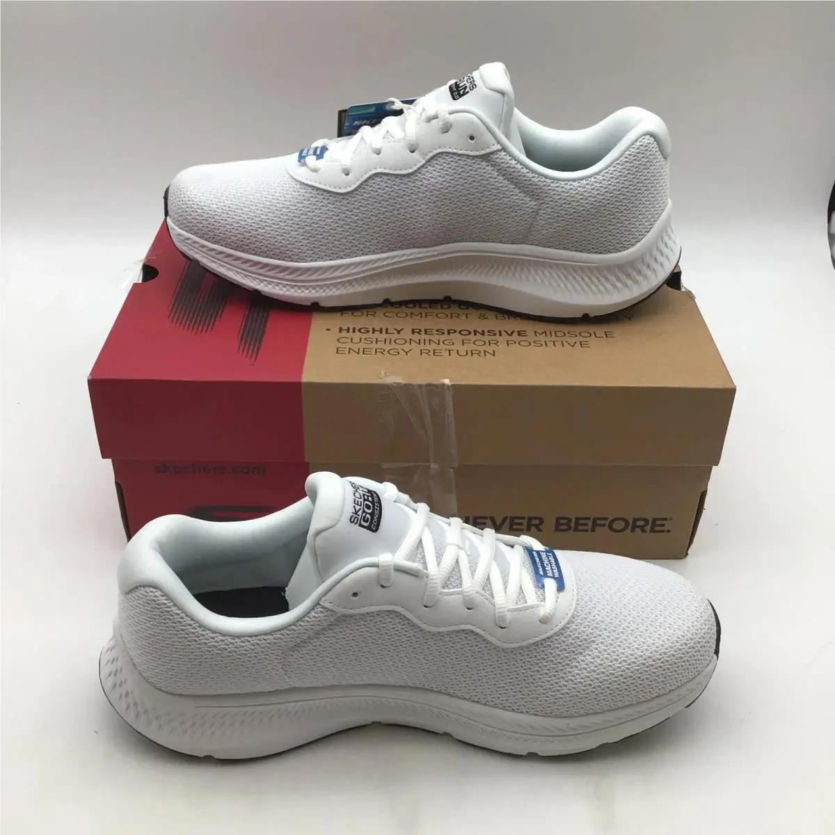 Skechers shoes - Skechers Go Run Consistent 2.0 Engaged - White 5