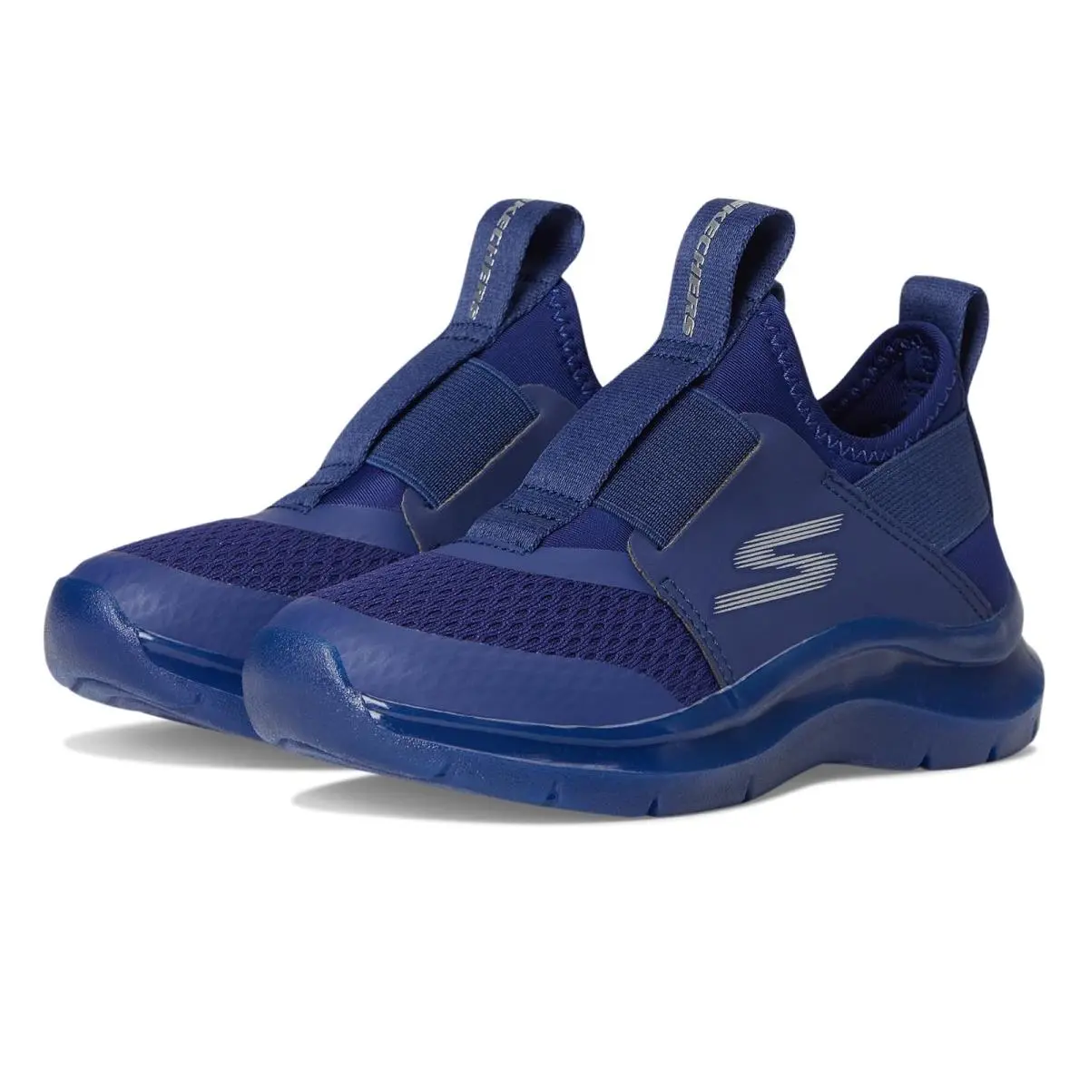 Kids Sport Stretch Knit-skech Fast Ice 403878L Little Kid/big Kid Navy by Skechers