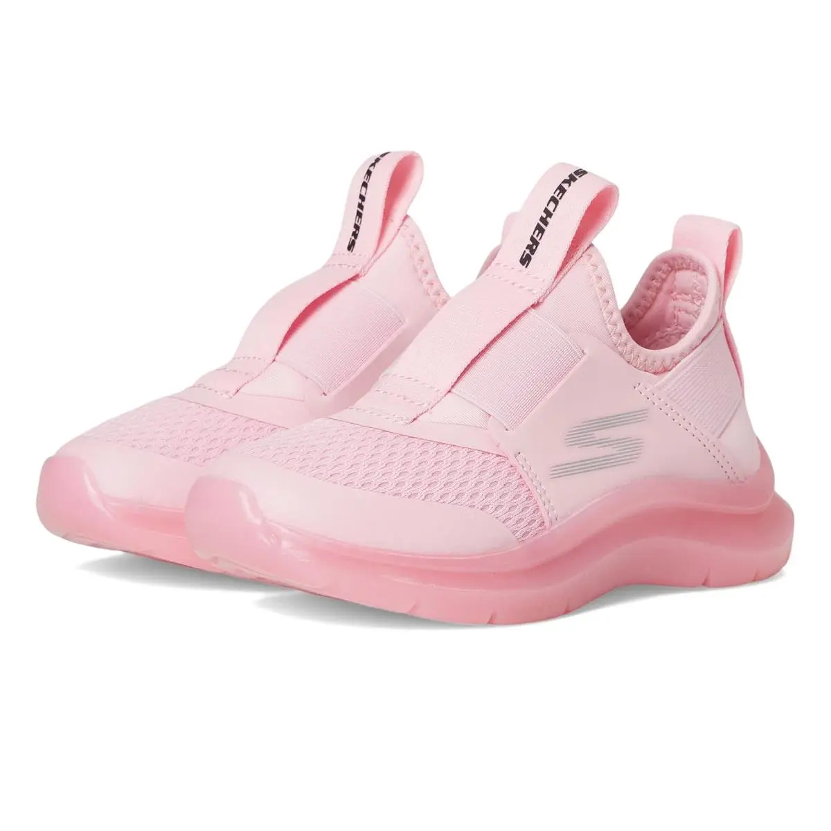 Kids Sport Stretch Knit-skech Fast Ice 403878L Little Kid/big Kid Pink by Skechers