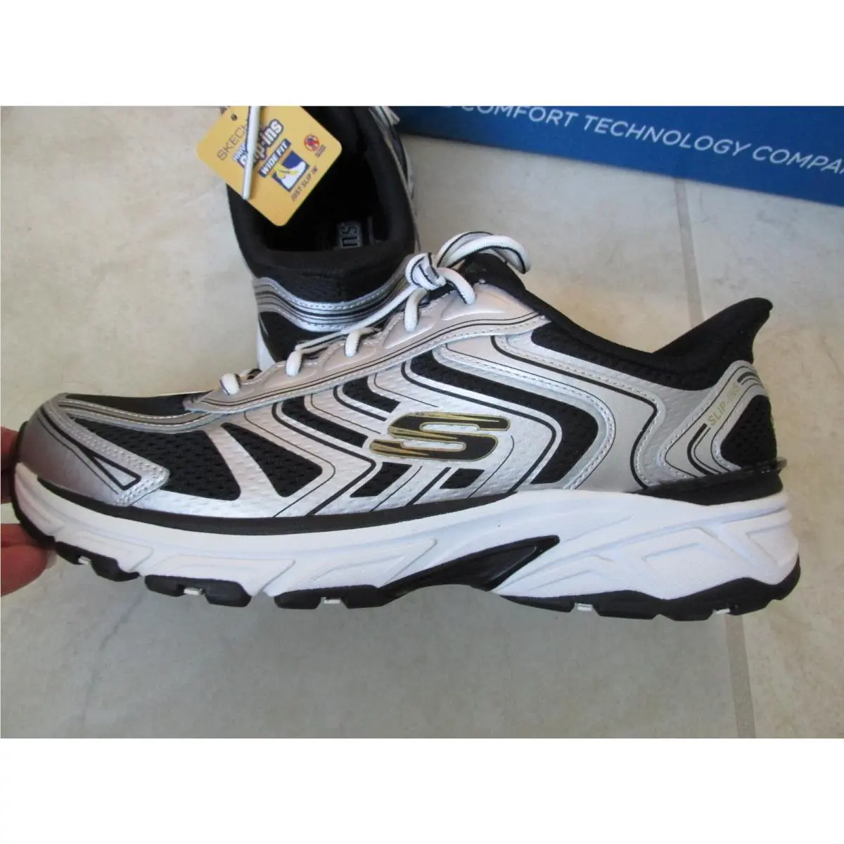 Skechers shoes - Skechers Slip-ins Stamina Sport - Stamina Sport - 233150W - BLACK/SILVER 0