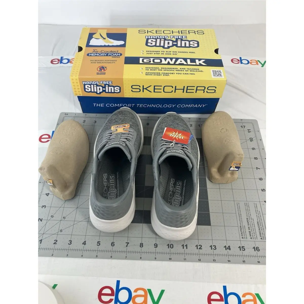 Skechers shoes - Skechers Go Walk Flex Hands Free Slip-Ins-Grand Entry - Gray 9