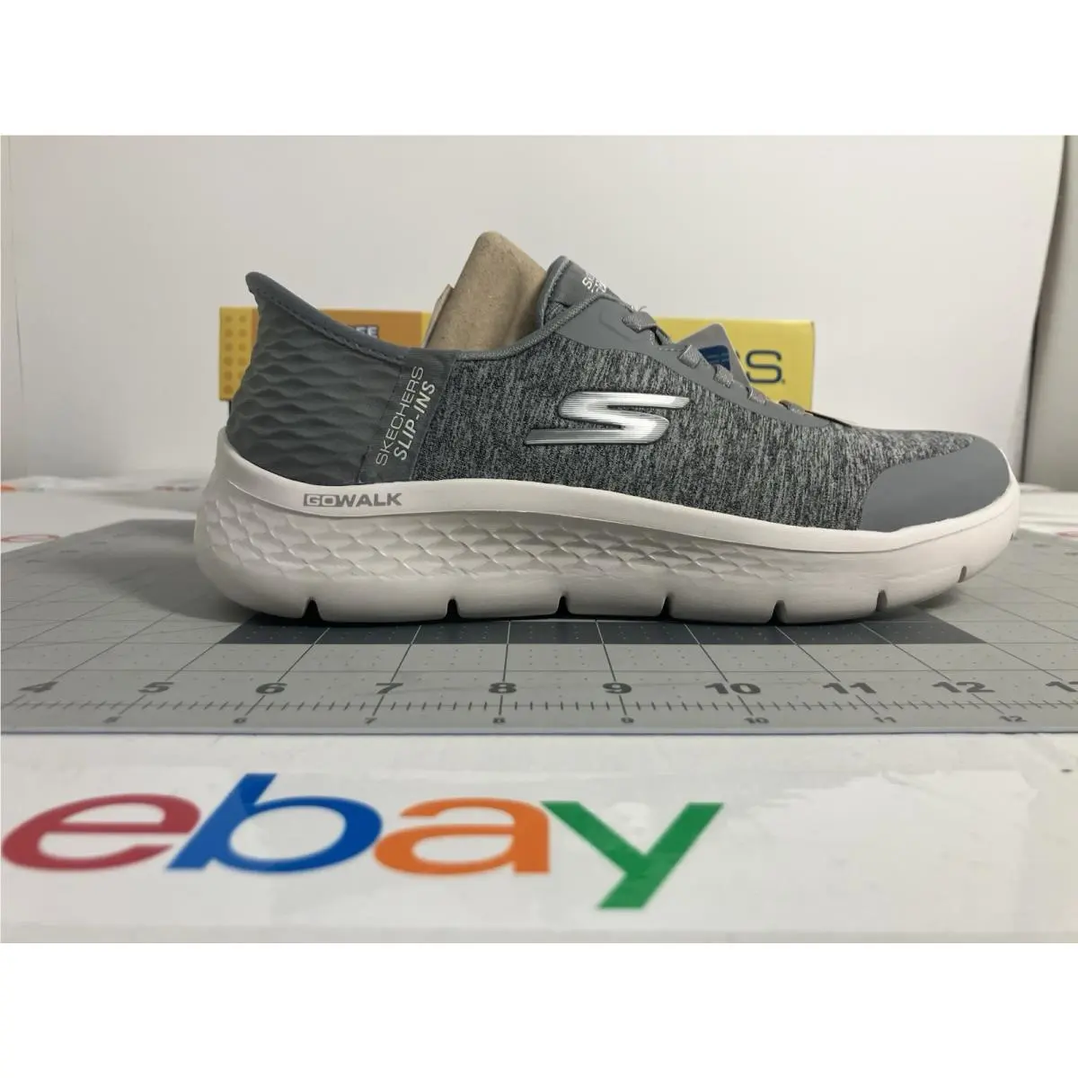 Skechers shoes - Skechers Go Walk Flex Hands Free Slip-Ins-Grand Entry - Gray 7