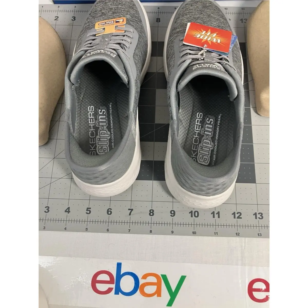 Skechers shoes - Skechers Go Walk Flex Hands Free Slip-Ins-Grand Entry - Gray 11