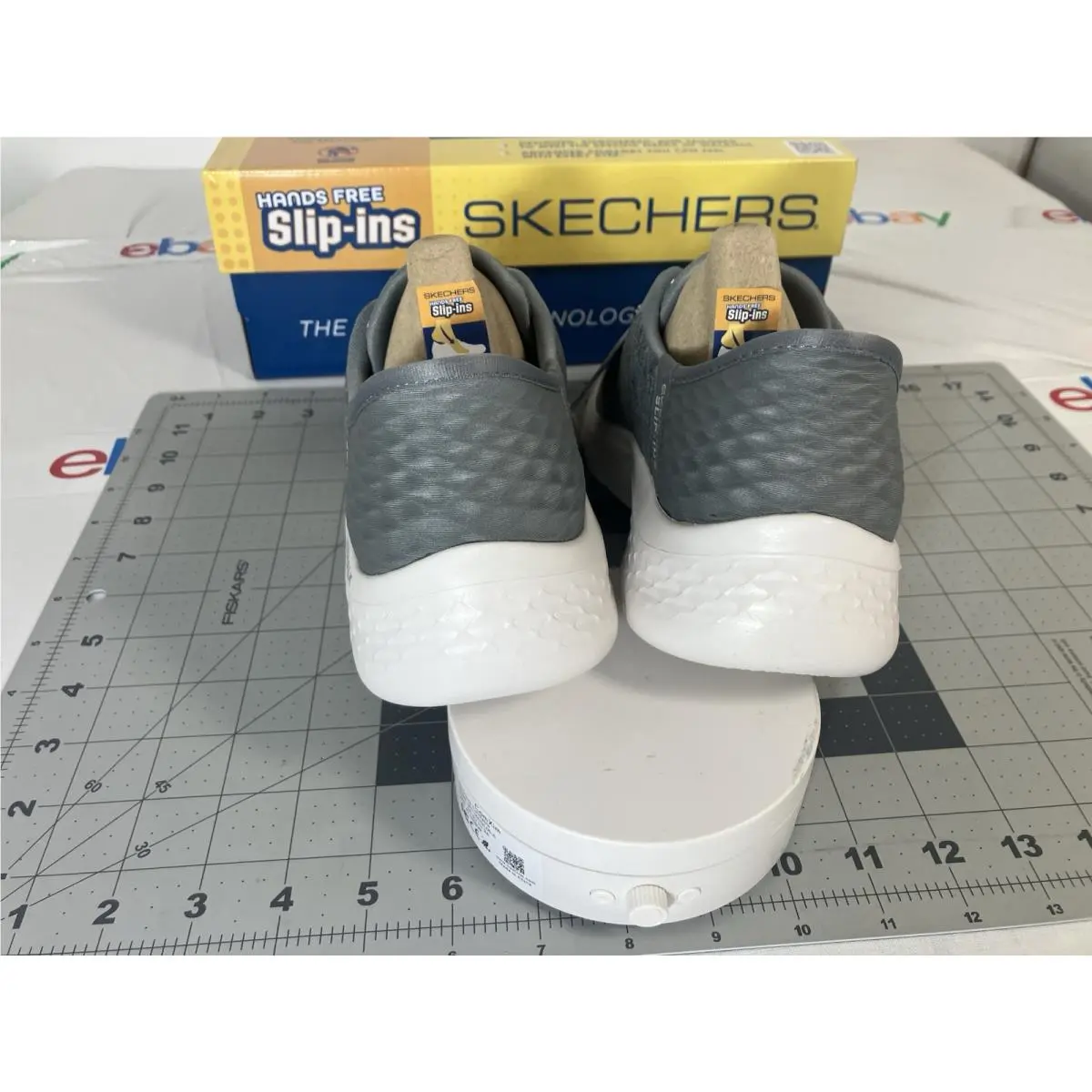 Skechers shoes - Skechers Go Walk Flex Hands Free Slip-Ins-Grand Entry - Gray 2
