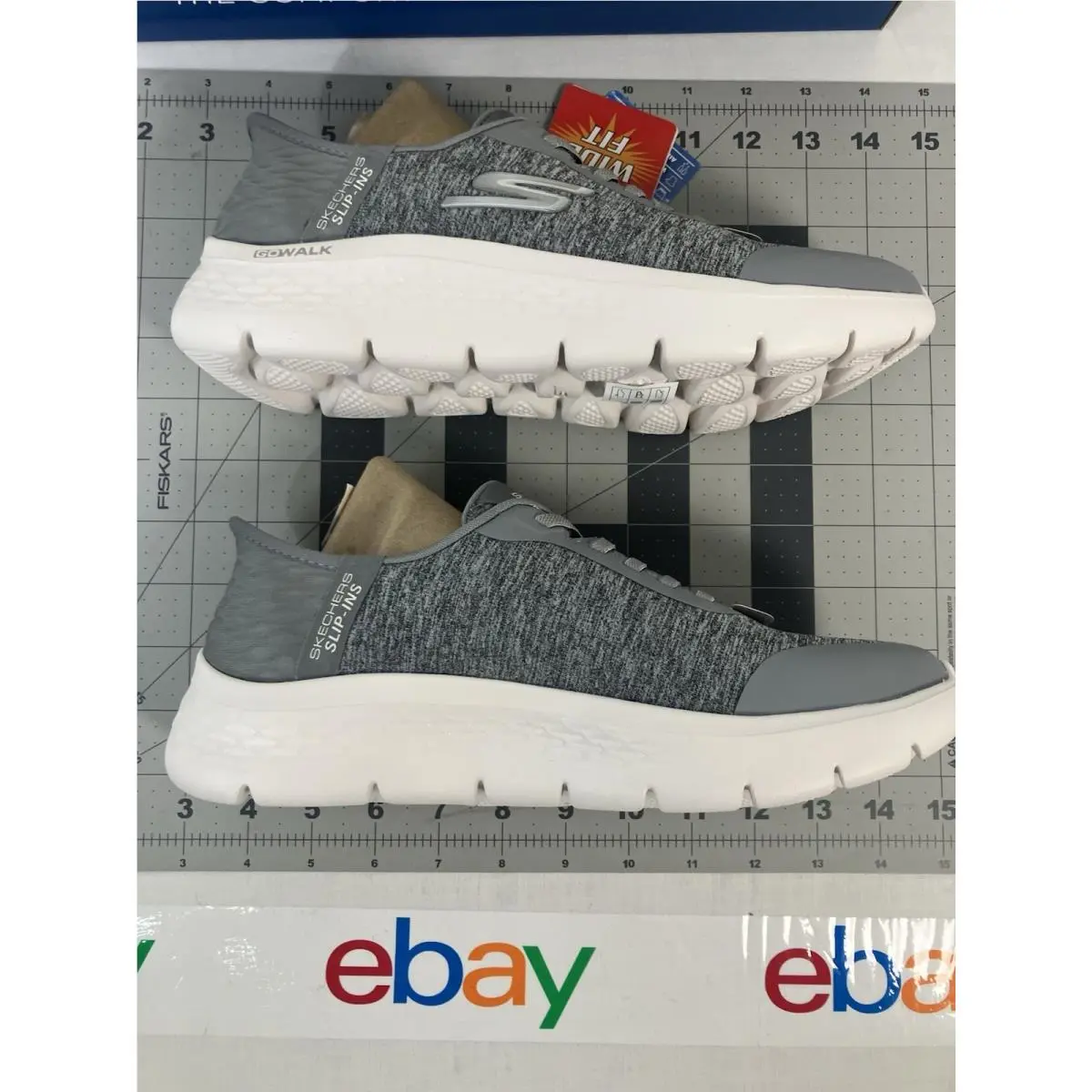 Skechers shoes - Skechers Go Walk Flex Hands Free Slip-Ins-Grand Entry - Gray 3