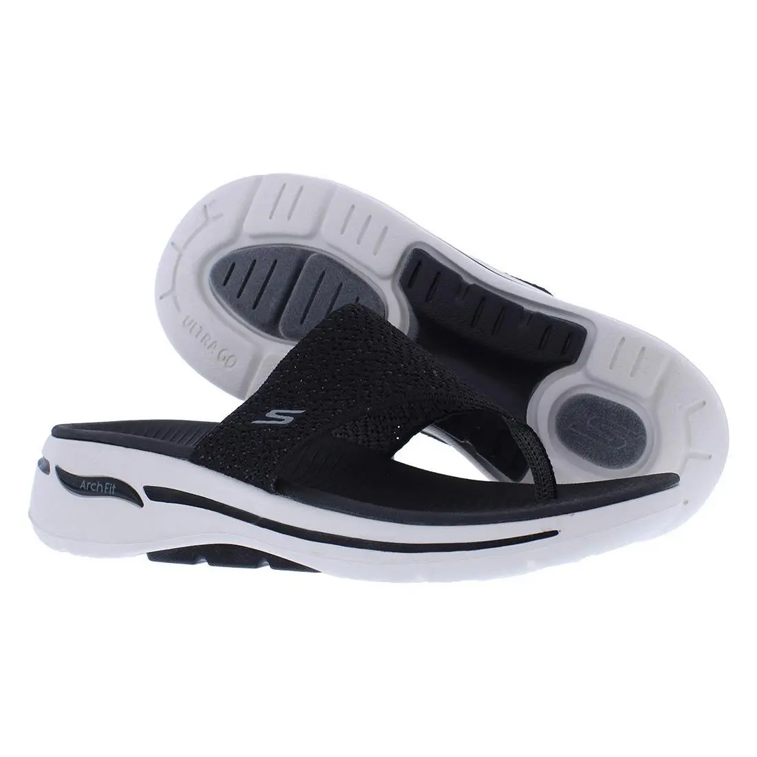 Skechers Go Walk Arch Fit Weekender Flip Flop Womens Shoes Size 9 Color: