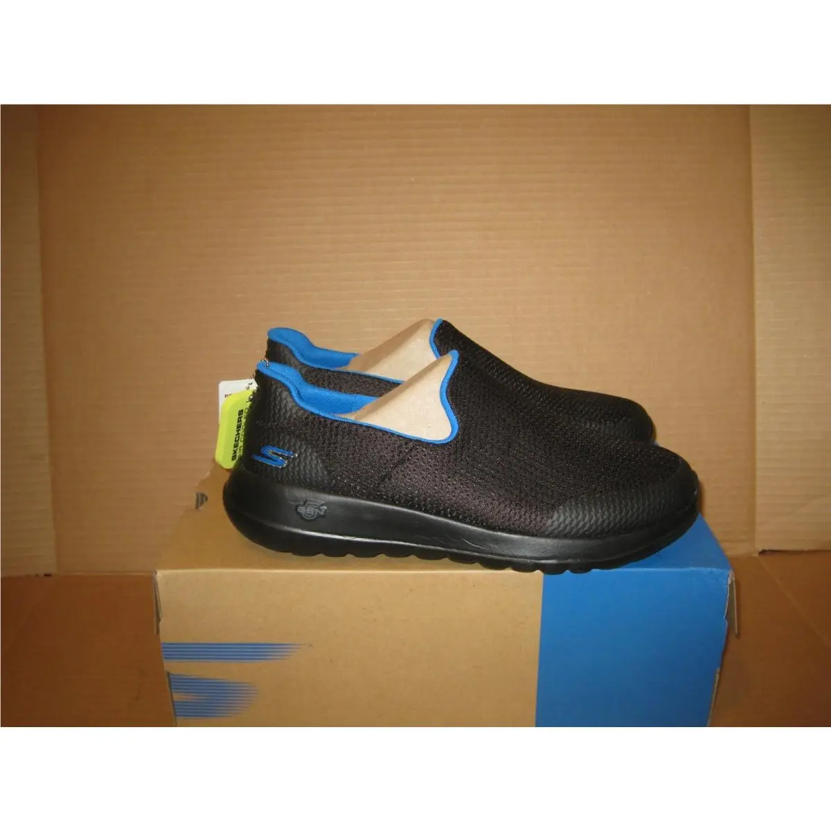 Skechers shoes - Skechers Performance Go Walk Max - 54637 - Black/Blue (UPC: 193113218865) 1