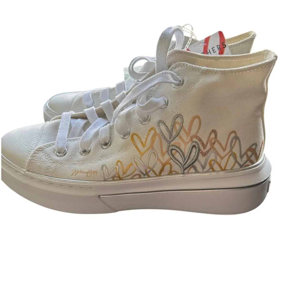 Skechers shoes - SKX Hearts High Top - SKX Hearts High Top - White 1