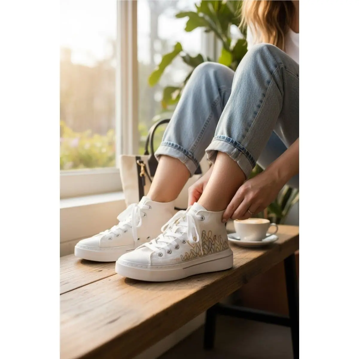 Skechers shoes - SKX Hearts High Top - SKX Hearts High Top - White 0