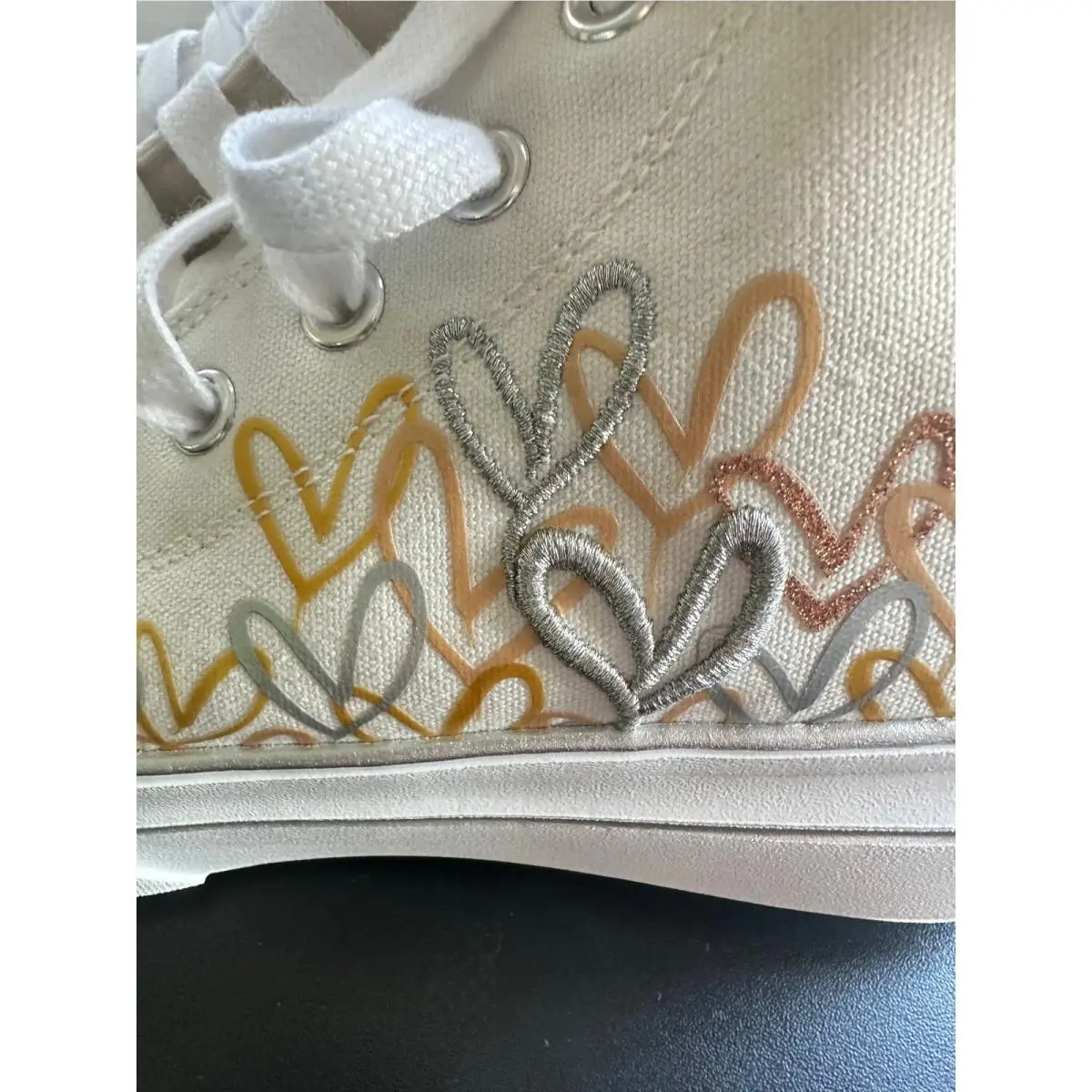 Skechers shoes - SKX Hearts High Top - SKX Hearts High Top - White 2