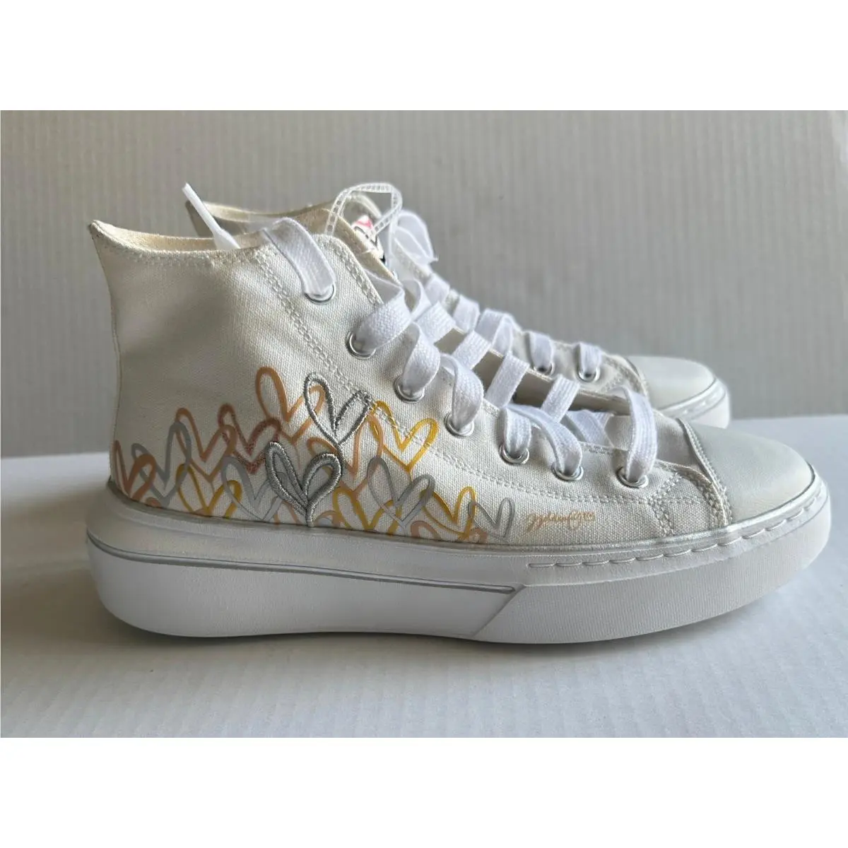 Skechers shoes - SKX Hearts High Top - SKX Hearts High Top - White 7