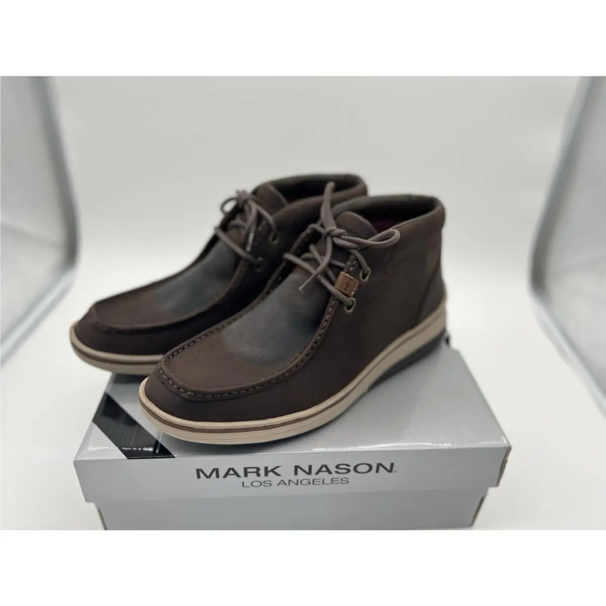 Mark Nason Men`s Leather Cell-navin Chukka Boot Brn 13 Shoes Brown by Skechers