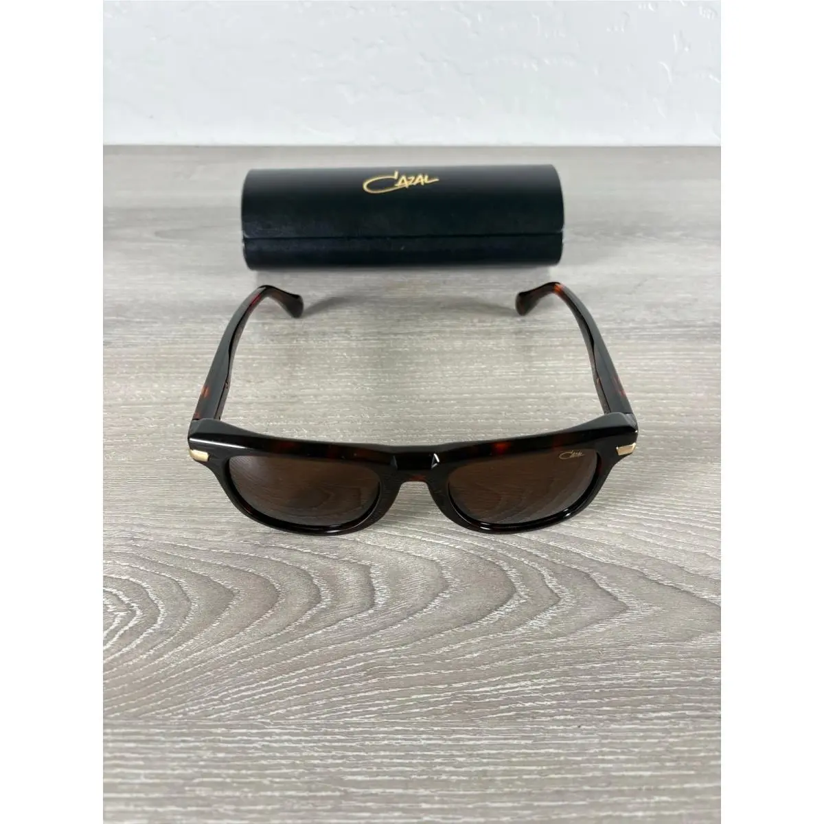 Model 8041 Tortoise Shell Black Brown Unisex Sunglasses by Cazal