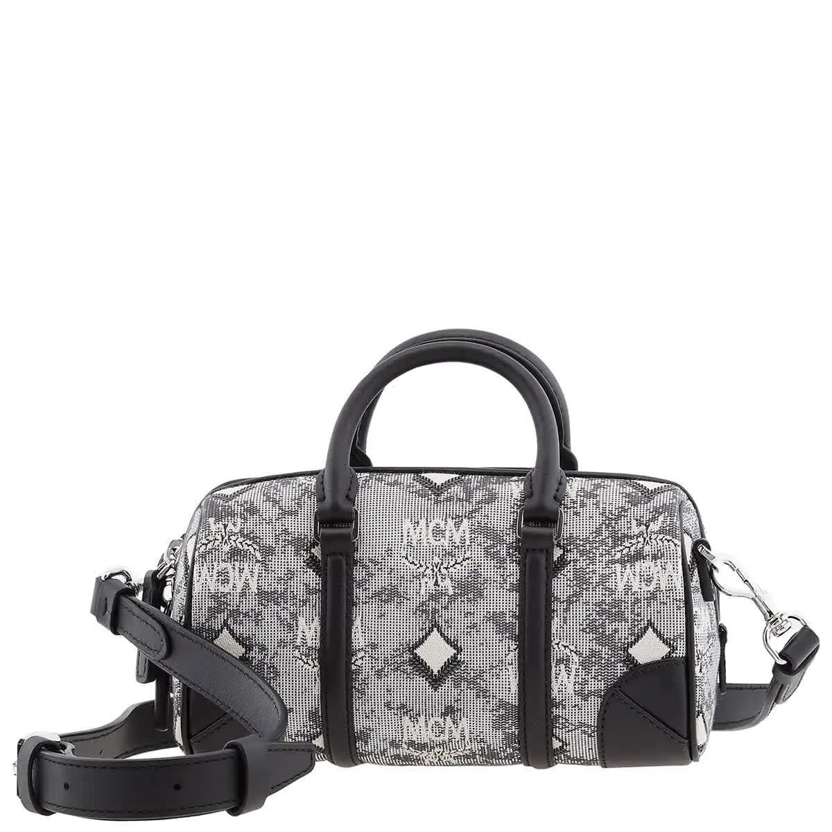 Mcm Vintage Jacquard Monogram Boston Bag MWBBATQ02EG by MCM