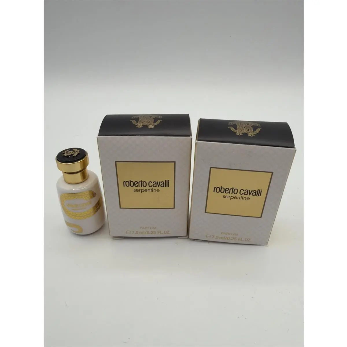 2X Roberto Cavalli Serpentine Parfum Mini 7.5ml / 0.25fl Oz. Limited Edition