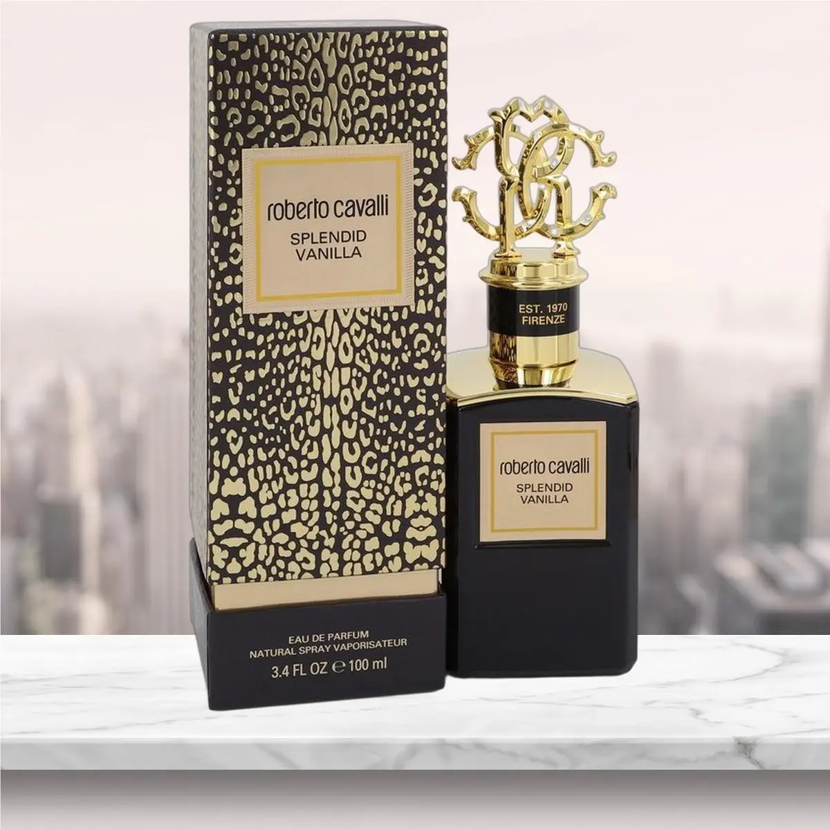 Splendid Vanilla Eau De Parfum Spray By  - 3.4 oz by Roberto Cavalli