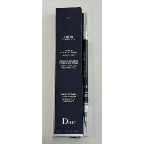 Dior Contour Lipliner Pencil with Brush Sharpener 882 Ciel Rose Pink Sky 1 2 g