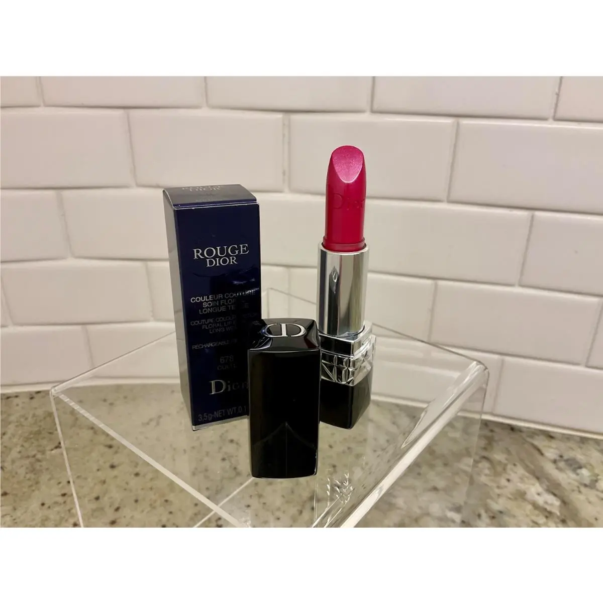 Dior Rouge Dior 678 Culte Metallic Couture Color Lipstick Recharge Refillable