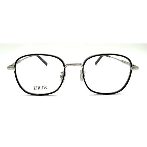 Christian Dior Diorblacksuito S22F F4000 Silver Frame Eyewear Eyeglasses 50-19