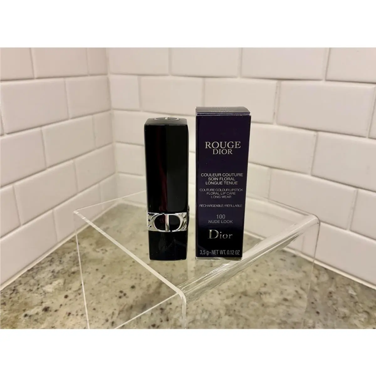 Dior Rouge Dior 100 Look Metallic Couture Colour Lipstick Recharge Refill