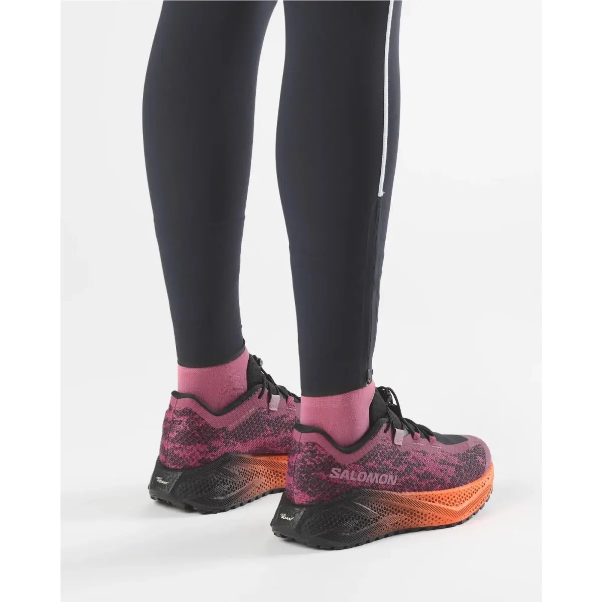 Salomon shoes - Salomon Aero Glide 4 GRVL - L45407200 - Nocturne / Black / Dusky Orchid 2