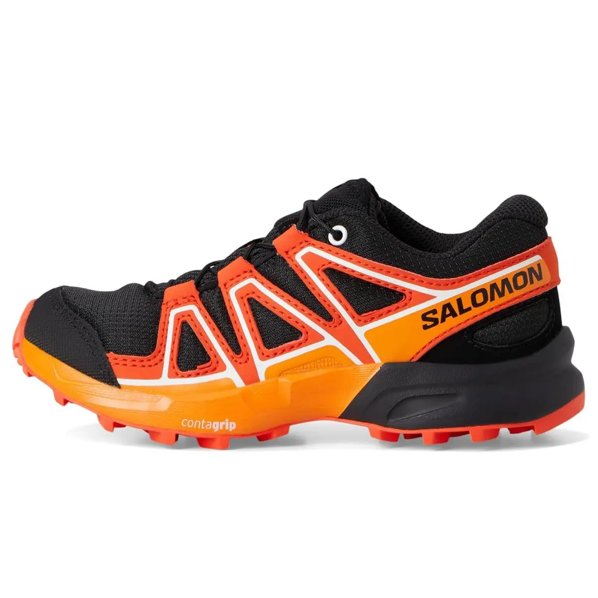 Salomon shoes - Black/Cherry Tomato/Turmeric 9