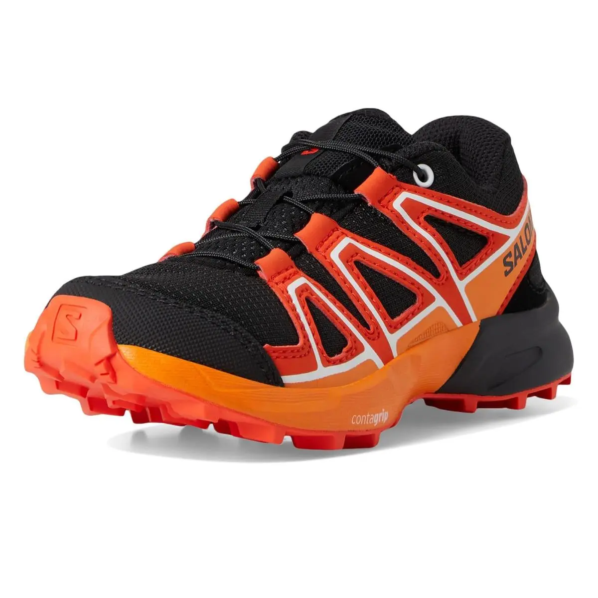 Salomon shoes - Black/Cherry Tomato/Turmeric 12