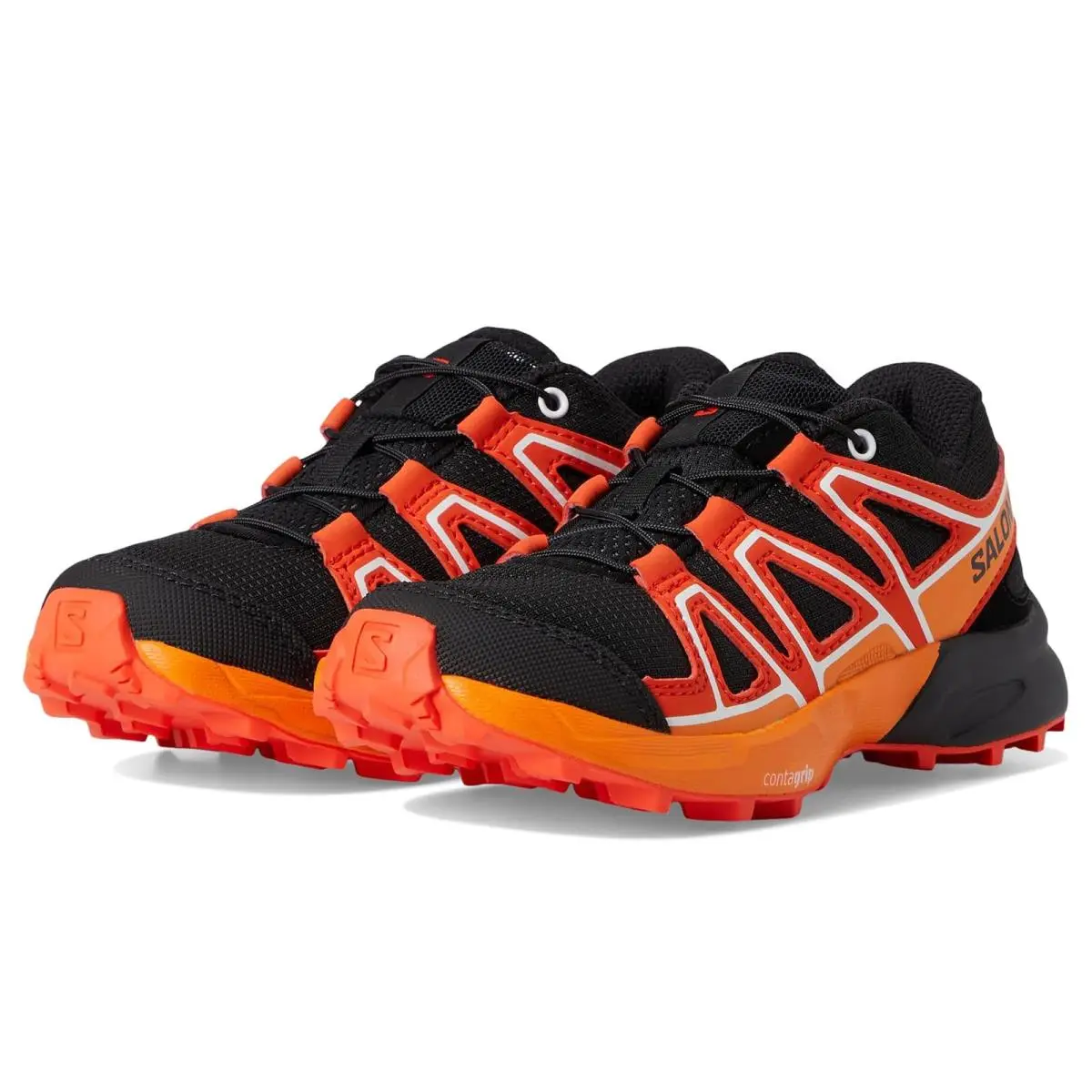 Salomon shoes - Black/Cherry Tomato/Turmeric 6