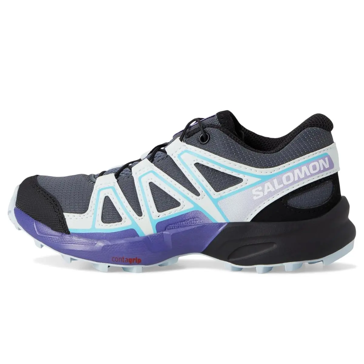 Salomon shoes - Black/Cherry Tomato/Turmeric 22