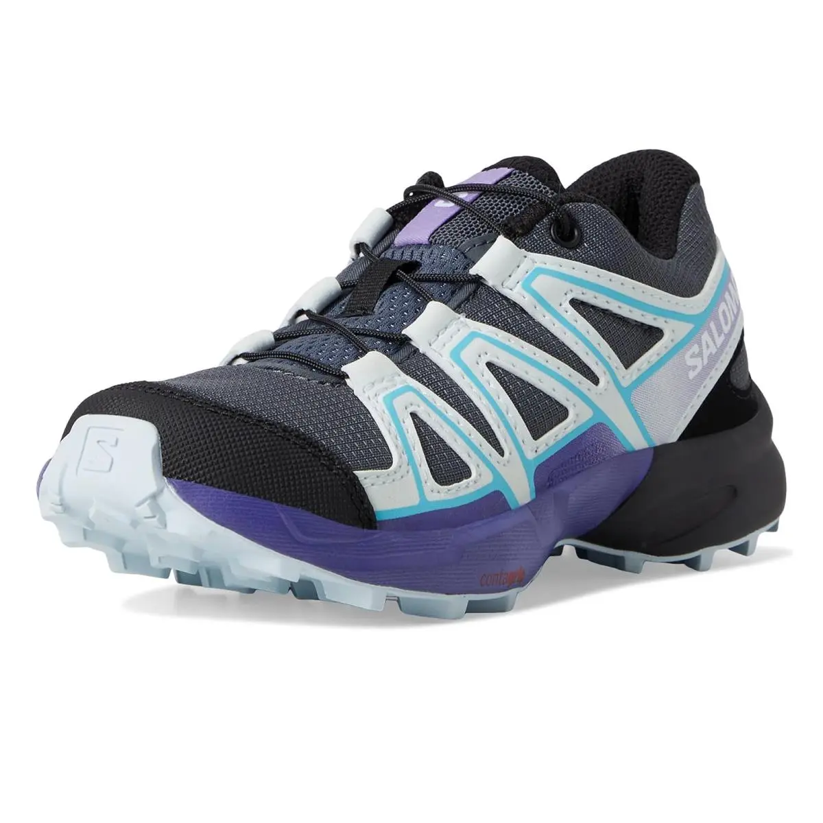 Salomon shoes - Black/Cherry Tomato/Turmeric 25
