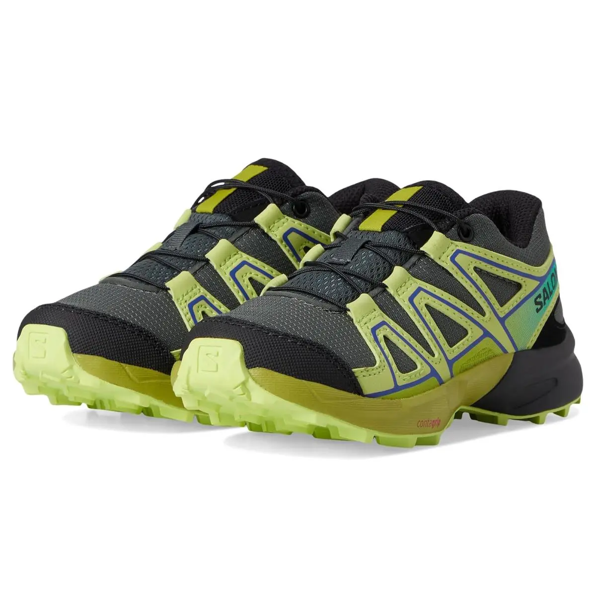 Salomon shoes - Black/Cherry Tomato/Turmeric 26