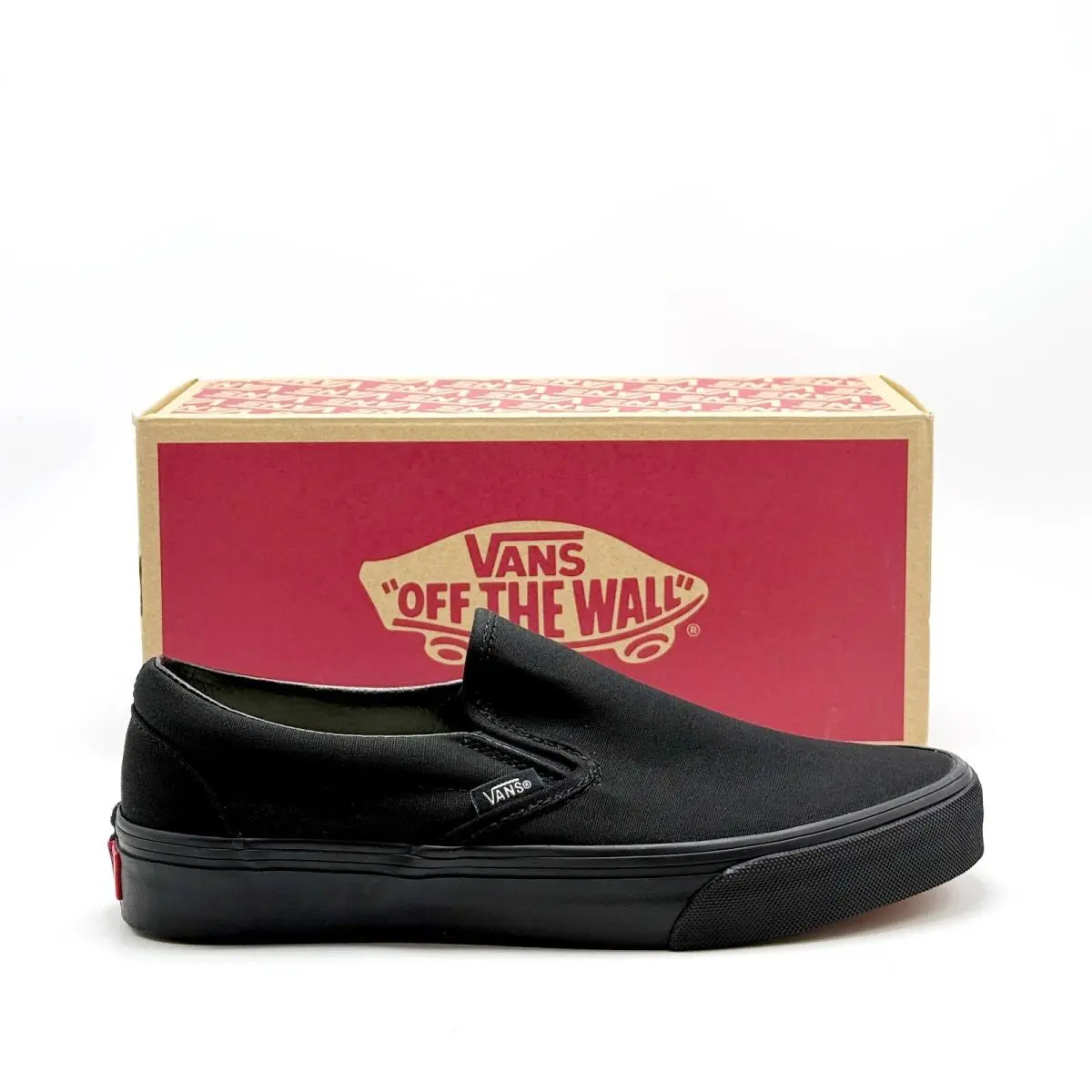 Unisex  Classic Slip-on Skate Board Shoe Blackout VN000EYEBKA by Vans