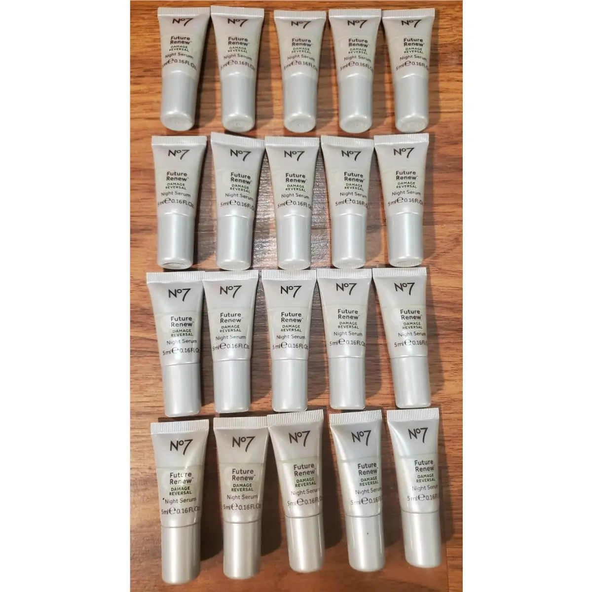 Lot of 20  Future Renew Damage Reversal Night Serum Travel Size .16 oz Each by No7