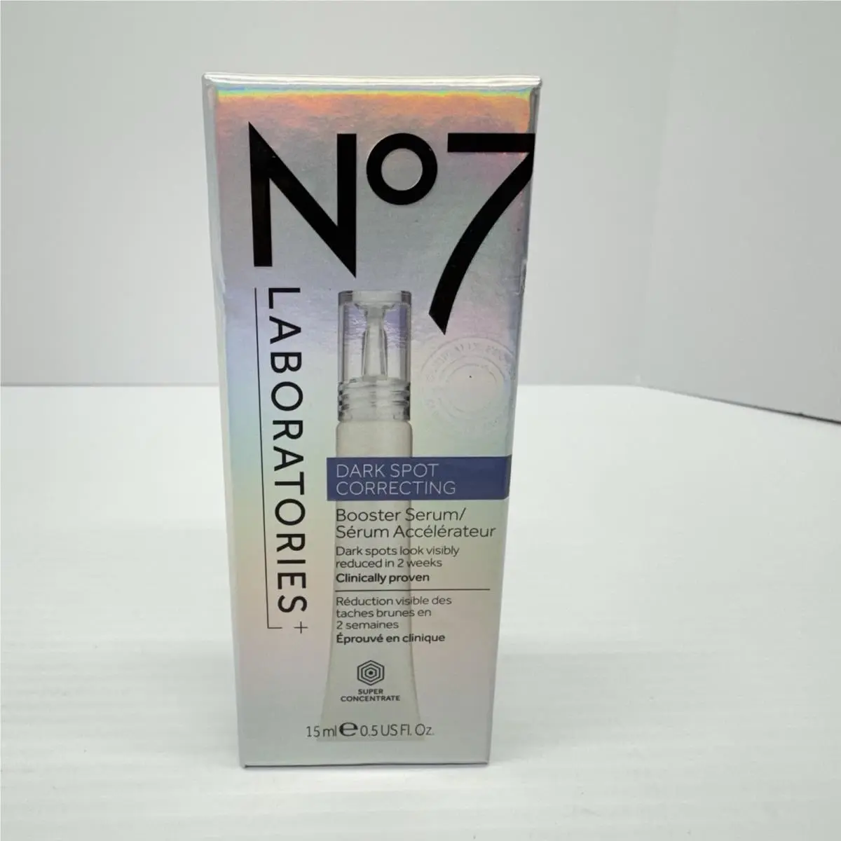 NO7 Laboratories Dark Spot Correcting Booster Serum 0.5 fl oz Nos by No7