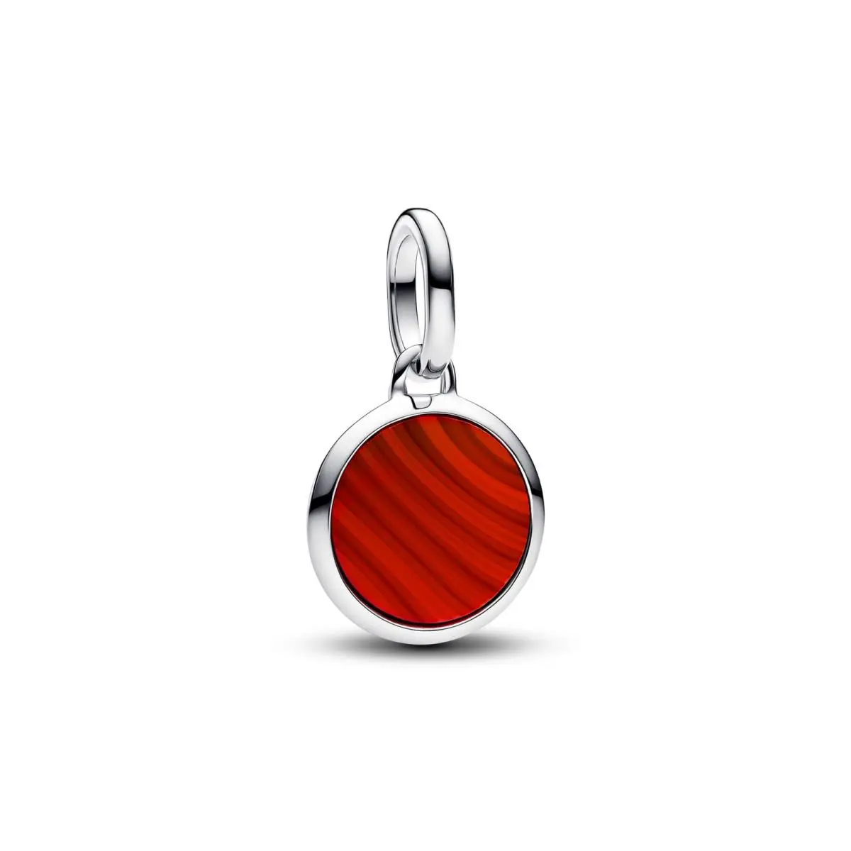 ME Red Murano Glass Engravable Mini Medallion Charm 793389C01 by Pandora