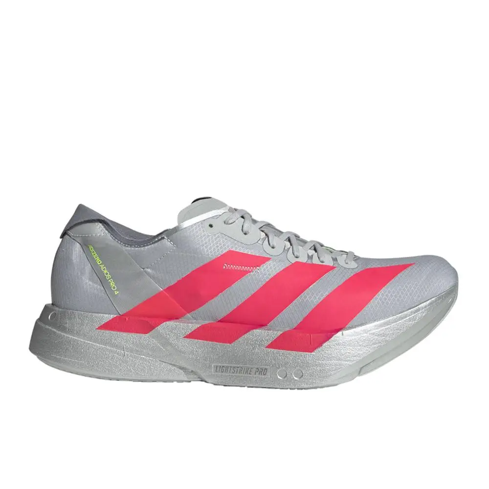 Adidas Adizero Adios Pro 4 Mens Grey Sneakers Athletic Shoes JR6372