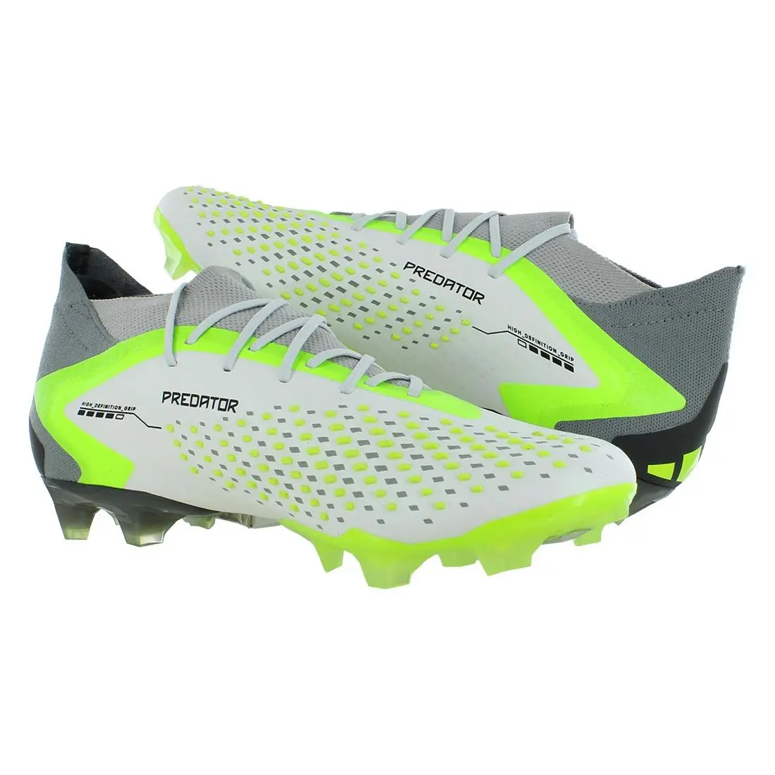 Adidas shoes - Cloud White/Core Black/Lucid Lemon, Main: White 7