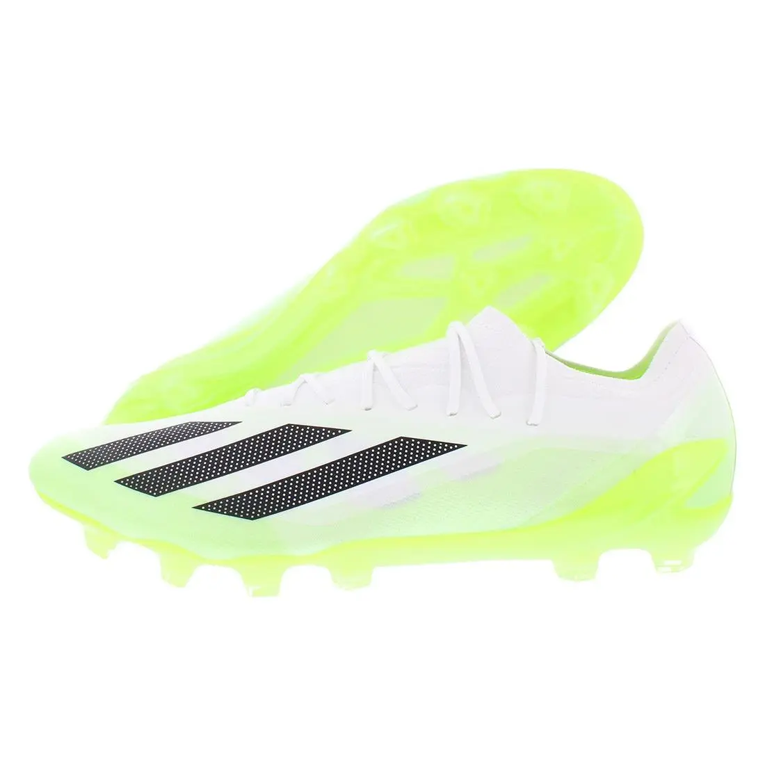 Adidas shoes - Footwear White/Core Black/Lucid Lemon, Main: Green 4