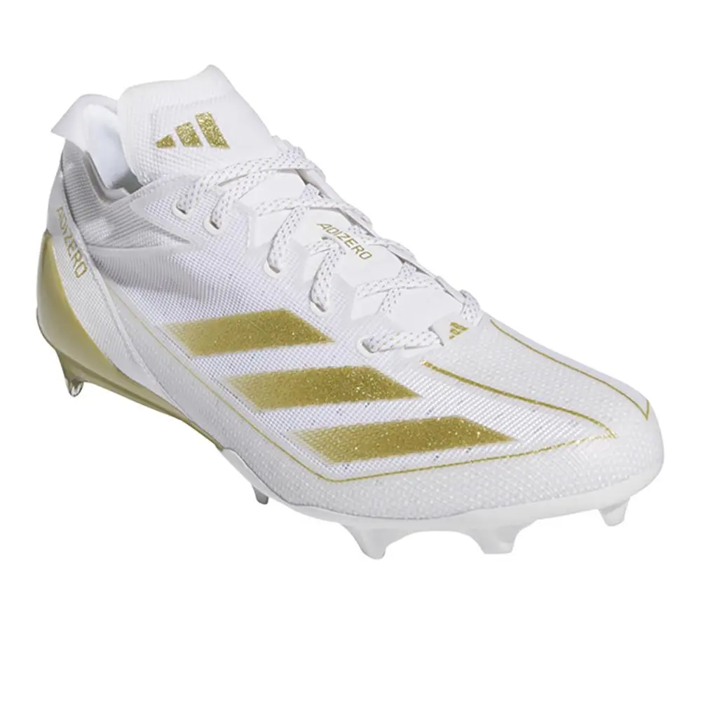 Adidas shoes - adidas Adizero Electric American Football Cleats - IE4381 - Gold, White 0