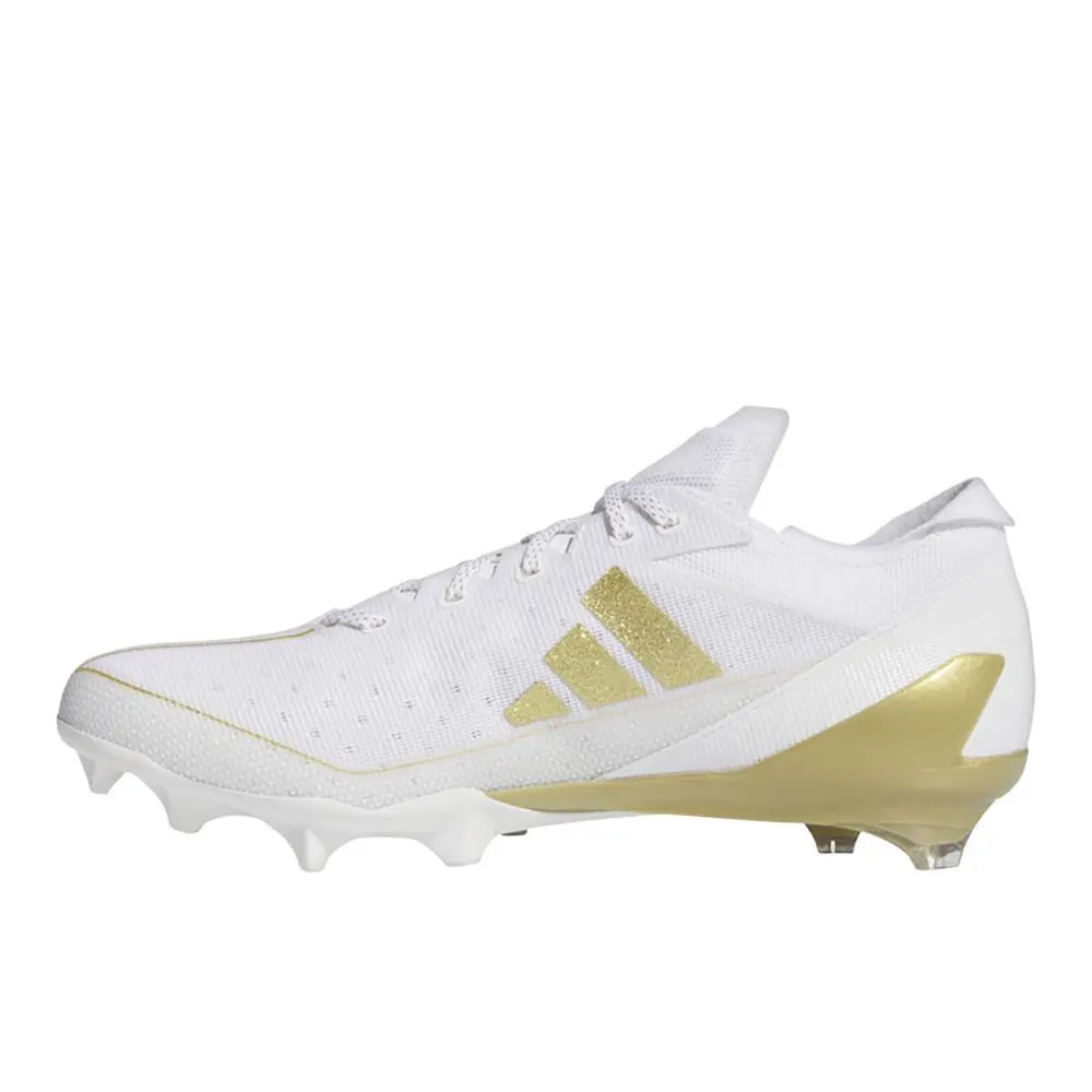Adidas shoes - adidas Adizero Electric American Football Cleats - IE4381 - Gold, White 1