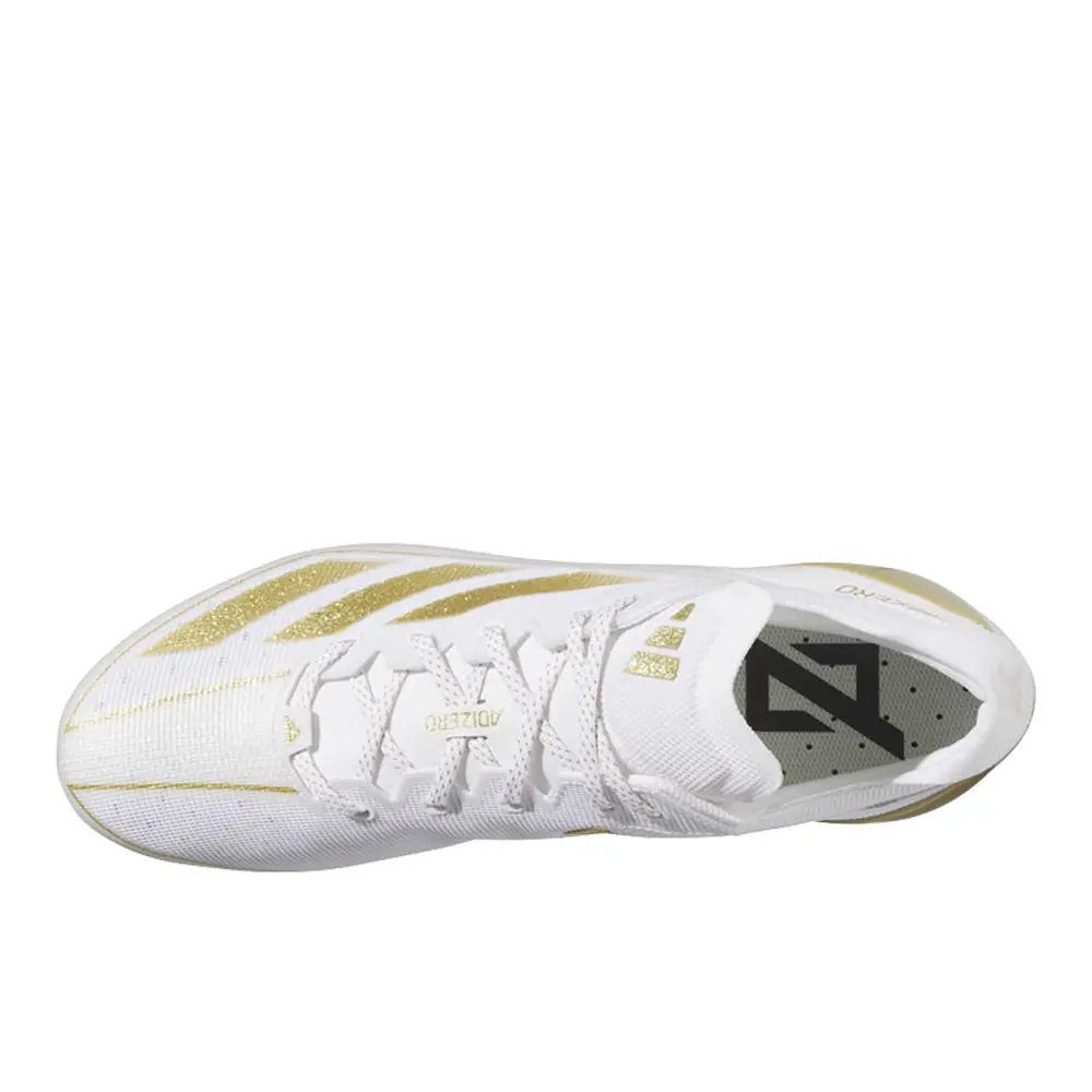Adidas shoes - adidas Adizero Electric American Football Cleats - IE4381 - Gold, White 8
