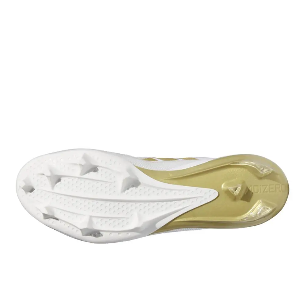 Adidas shoes - adidas Adizero Electric American Football Cleats - IE4381 - Gold, White 9