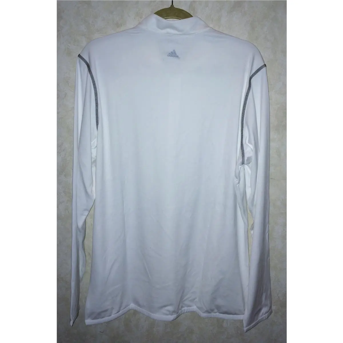 Adidas clothing - ADIDAS GOLF Adizero Half Zip White L/S Tailored Pullover Shirt - Z43915 - White 1