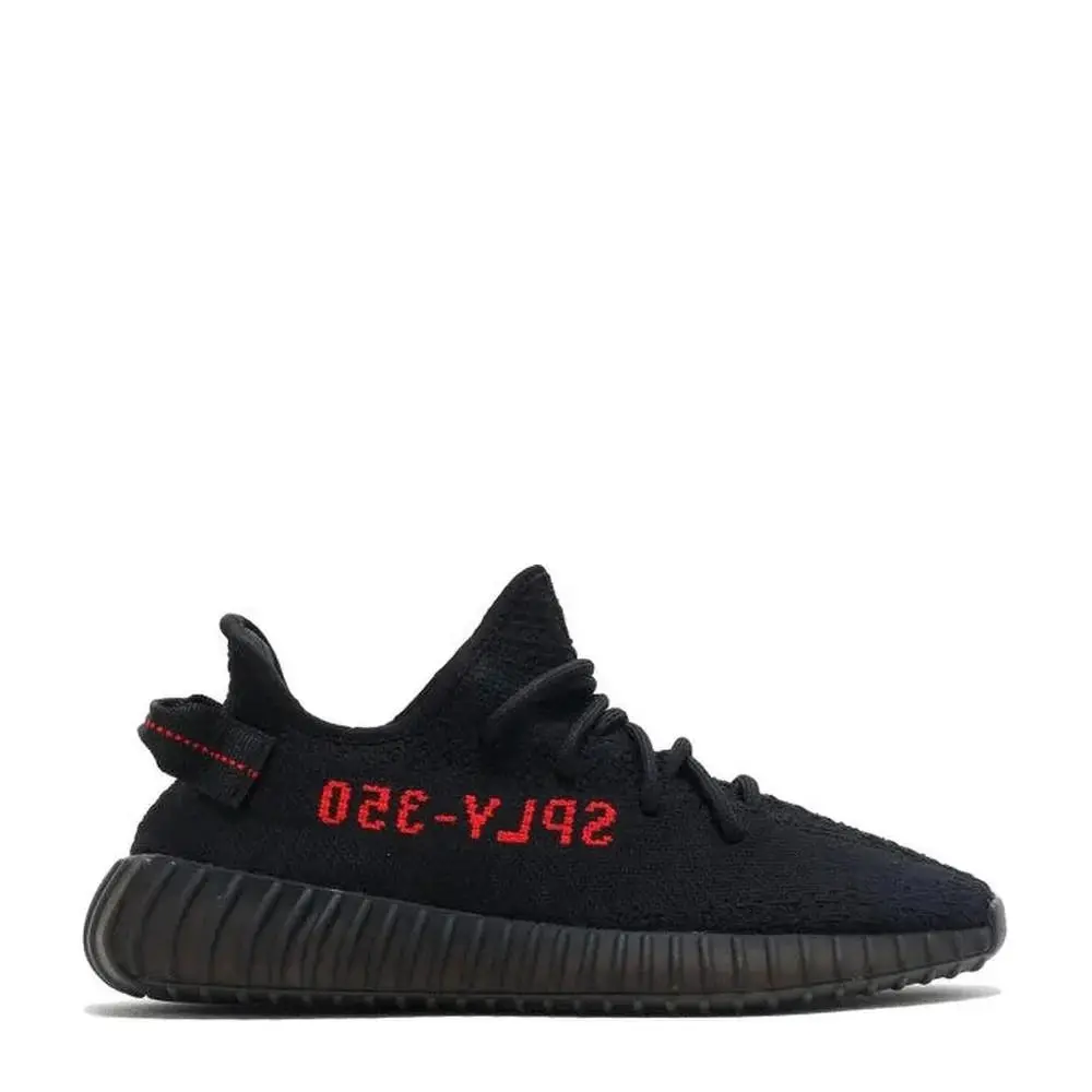 Adidas Yeezy Boost 350 V2 Black Red Men`s Sneakers CP9652-965